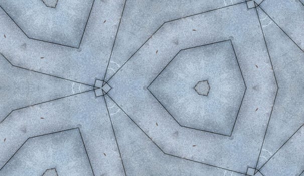 A seamless pattern made out of what was rectangular paving slabs.