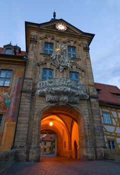 City Hall in Bamberg. Bavaria