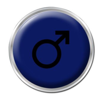 blue button with the symbol of a man;