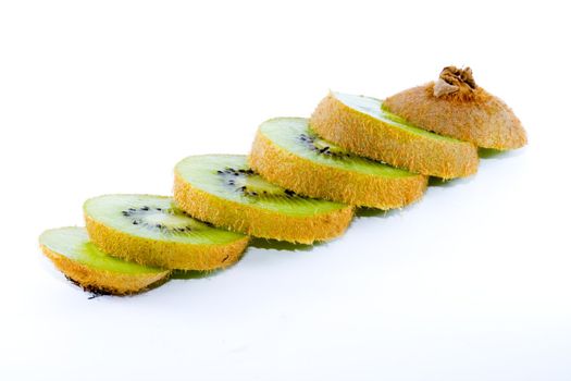 sliced kiwi - healthy eating - vegetables - close up