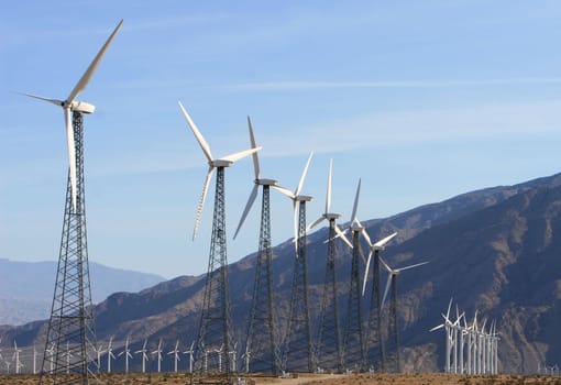 Wind Turbines in the California Desert