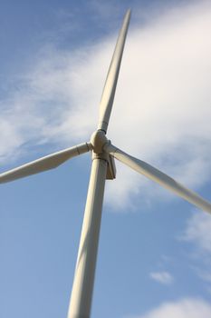 selective focus photo of a wind turbine