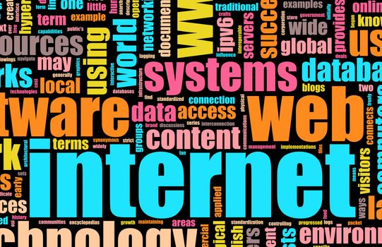 Visualization of the Internet as Tag Cloud