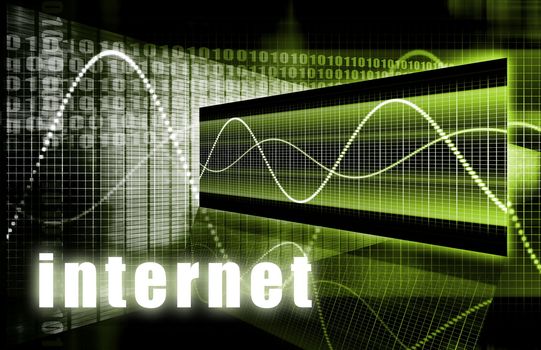 Internet Abstract Background Concept as a Art