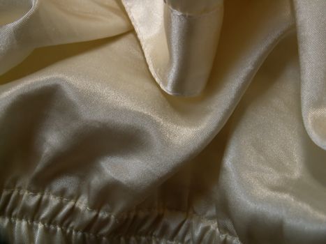 detail of a satin fabric