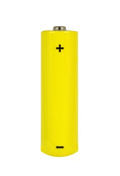 AA battery isolated in white