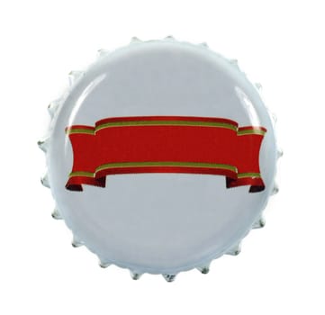 Bottle cap isolated in white