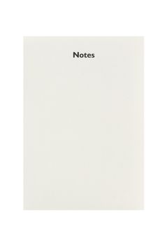 Notepad isolated in white