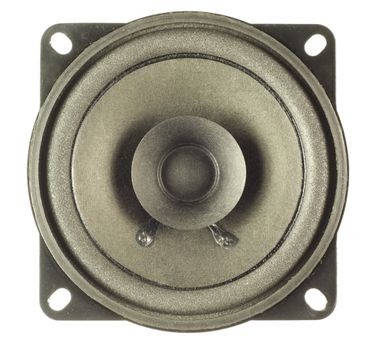 Loud speaker isolated in white
