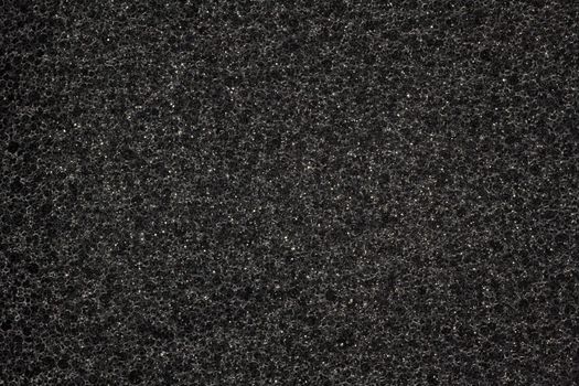 Black synthetic foam texture