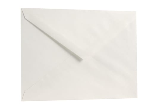 White envelope isolated in white