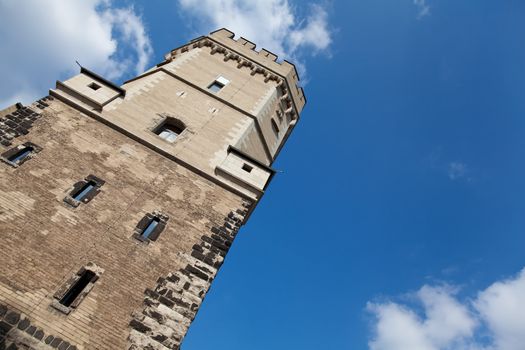 Bayenturm (Bayen Tower) in the German city Cologne (Köln).