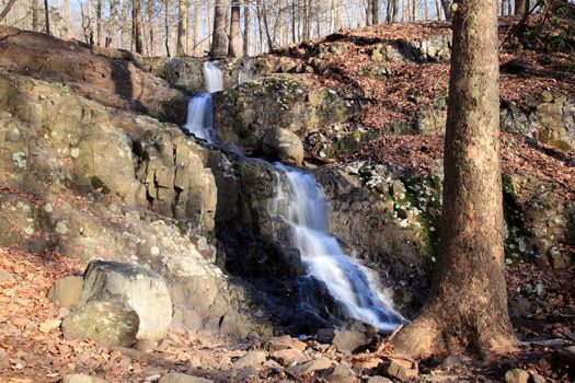 water falls in the south mountain reserves in New Jersey