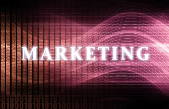 Marketing Research as a Concept Background Art