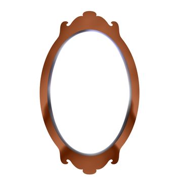 Wooden framed mirror