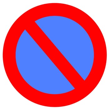 No parking sign 