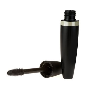 a mascara on a white background