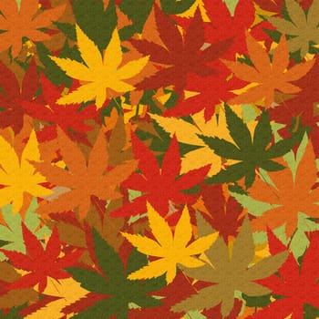 Autumn leaves background