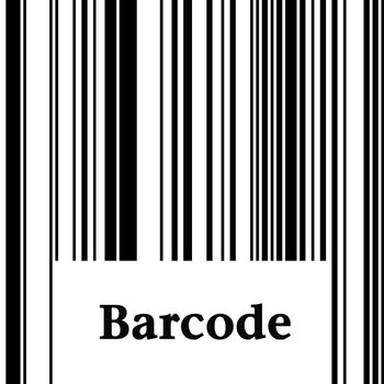 Barcode isolated in white