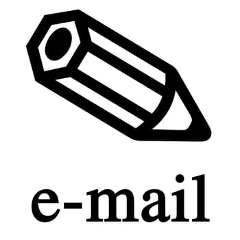 Email sign in black and white
