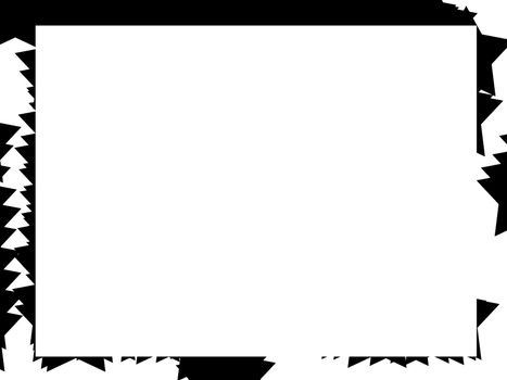 A customisable blank space with a surrounding boarder frame.