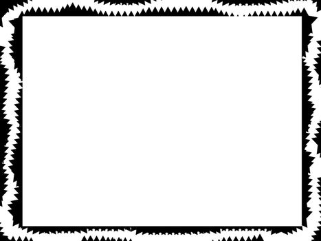 A customisable blank space with a surrounding boarder frame.