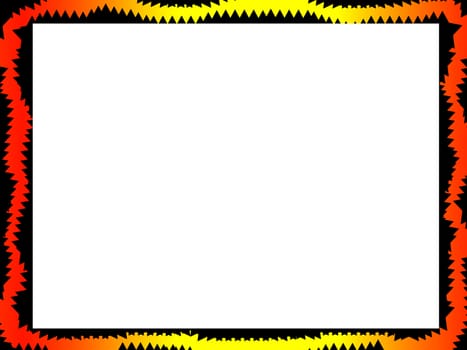 A customisable blank space with a surrounding boarder frame.