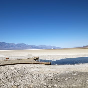 Badwater Basin in Death Valley National Park.