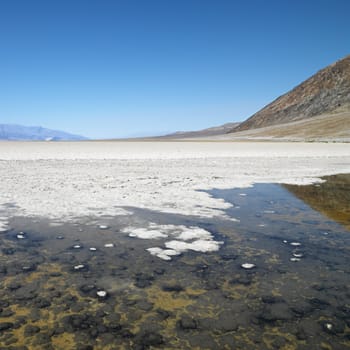 Badwater Basin in Death Valley National Park.