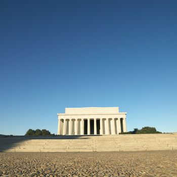 Lincoln Memorial in Washington, D.C., USA.