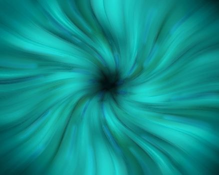 Blue swirling pastel vortex with a dark center