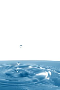 splashing water drop showing a health concept