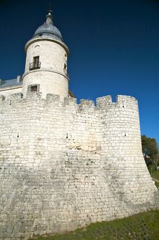 ancient castle simancas city next to Valladolid in spain