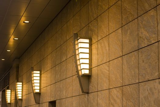  close up of modern building / abstract building background for design
