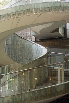 it is a spiral stair in hong kong
