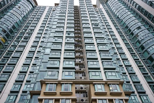 it is a shot of Hong Kong housing apartment block.