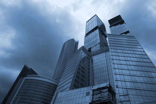 High rise building taken from below
