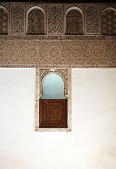arab window in marrakesh