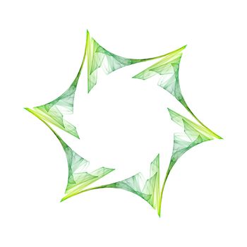 An illustration of a nice green star