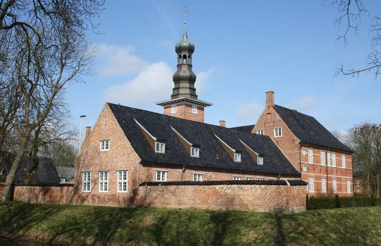 Castle of Husum, built between 1577 and 1582. Northern Germany (Schleswig-Holstein).