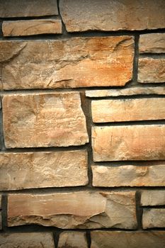 Flagstone wall