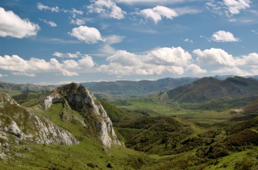 Mountain view in Castilla, Spain