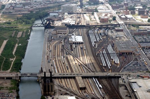 Chicago train station
