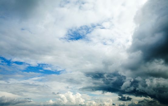 A dramatic stormy cloud background - cloudscape
