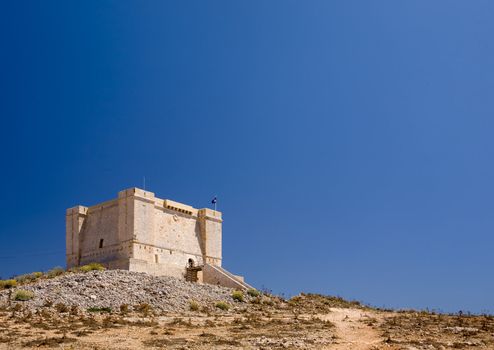 St marija tower on comino island, Malta