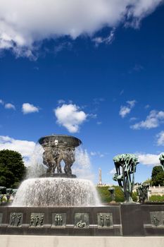 Oslo Sculpture Park on a warm summer day