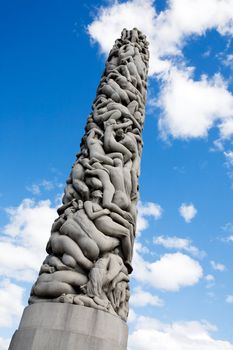 Monolith in Vigelands Park in oslo