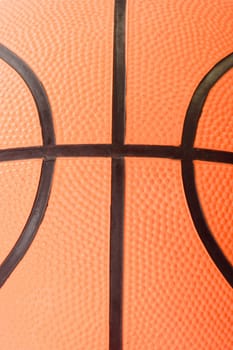 Detail from a basketball texture as background