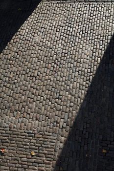 cobblestone paving in london tower