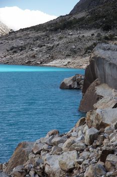 Laguna Paron, Cordillera Blanca Mountains, Peru.